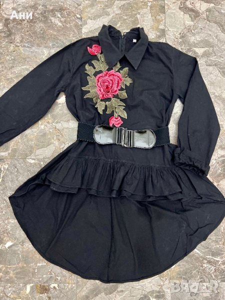 Асиметрична роза с рози, снимка 1