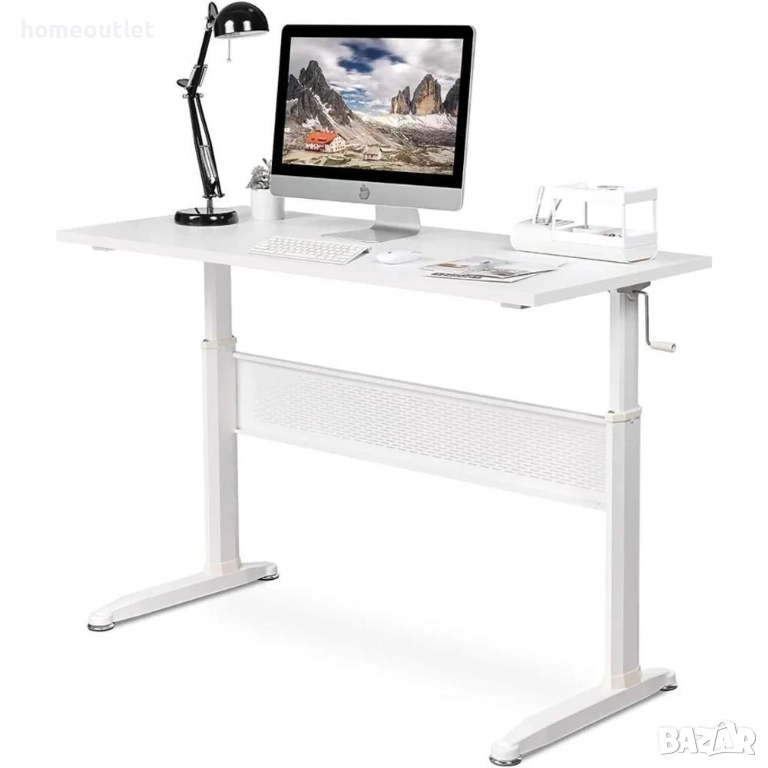 Регулируемо офис бюро DEVISE (ASJZ013WH/D10723218), снимка 1