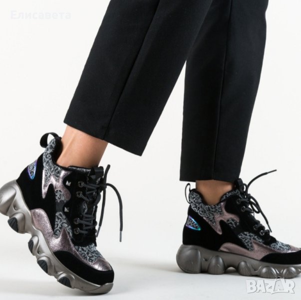 Дамски кецове с леопардово , снимка 1