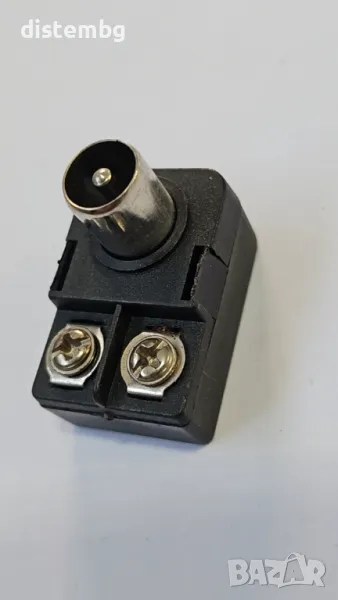 Антенна ТВ букса F35 съгласуваща 300ohm-75ohm, снимка 1