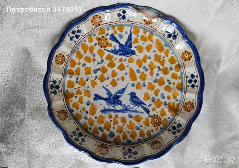 декоративна чиния Grazia Deruta Италия чиния Grazia Deruta Италия, снимка 1