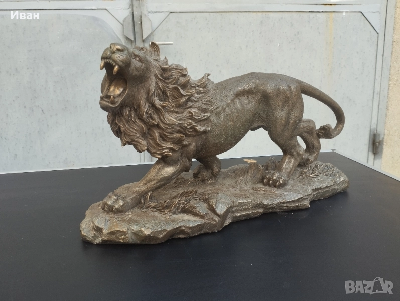 Статуетка на лъв , снимка 1