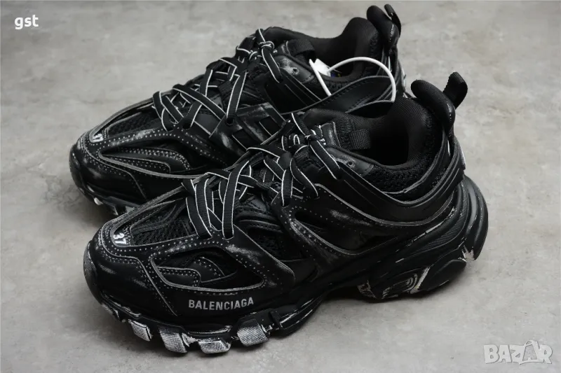 Уникални Balenciaga Track Black Distressed Маратонки Редки , снимка 1
