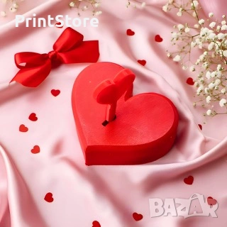 Подаръчна шкатулка Сърце с ключ – романтичен подарък за Свети Валентин, снимка 1