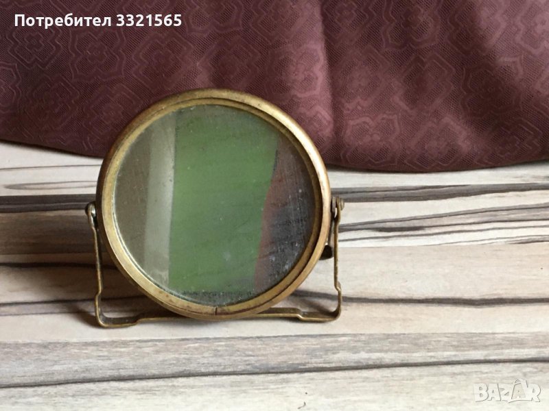 Старо месингово огледало, снимка 1