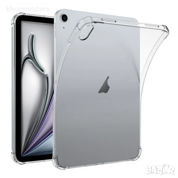 Apple iPad Air 11 2024 Силиконов Калъф TPU и Протектор, снимка 1