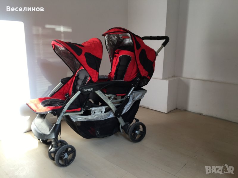 Употребявана детска количка за породени деца Brevi, снимка 1