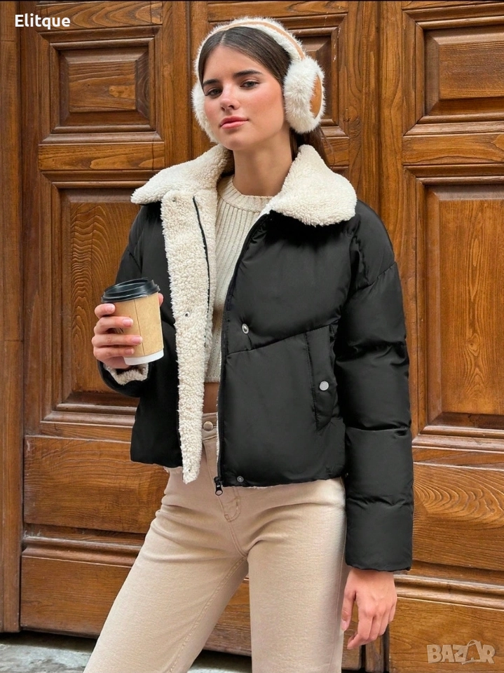 късо зимно дамско яке , снимка 1