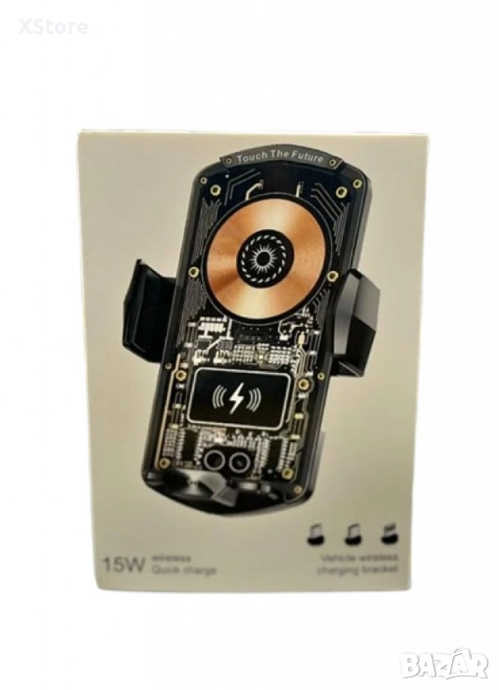 Универсален магнитен безжичен държач за телефон , снимка 1