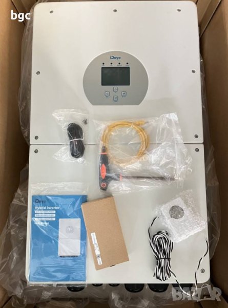 НОВ 16kW ХИБРИДЕН Монофазен Инвертор DEYE 16K-SG01LP1 соларен фотоволтаичен инвертор, снимка 1