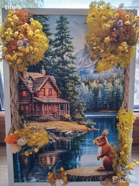 Картина от скандинавски мъх, снимка 1