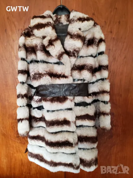 Чинчила - палто от естествен косъм, снимка 1