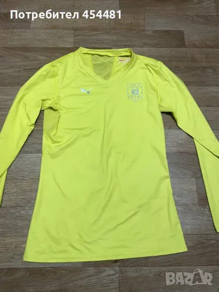 Puma Italy Yeloow Long Sleeve shirt , снимка 1