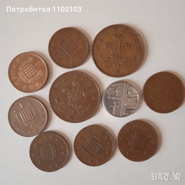 Монети от Англия 2, снимка 1