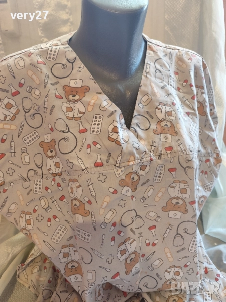 Лекарски престилки с долнище, снимка 1