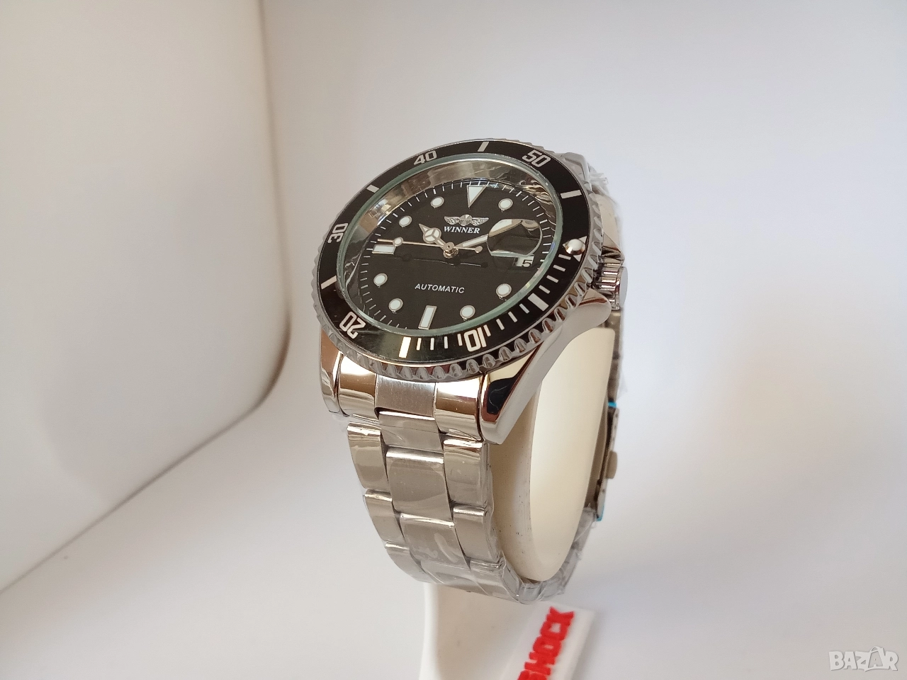 Мъжки стоманен часовник Winner с автоматичен механизъм , снимка 1