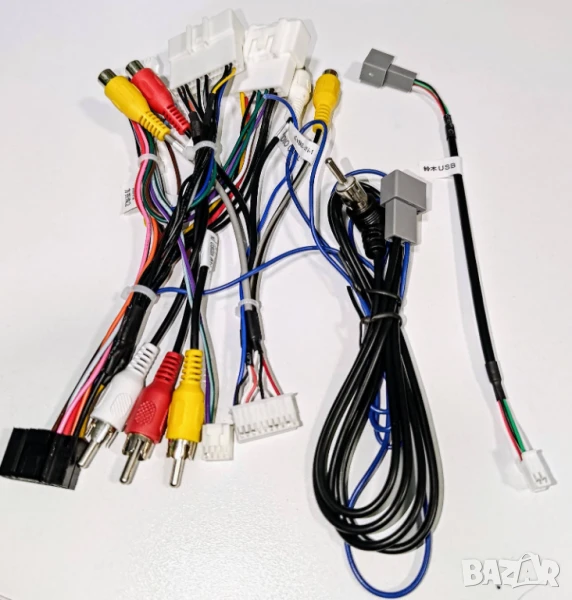 Кабел, за Mazda, 3, CX-3, CX-4, CX-5, букса, конектор, мултимедия, навигация, китайска с андроид, снимка 1