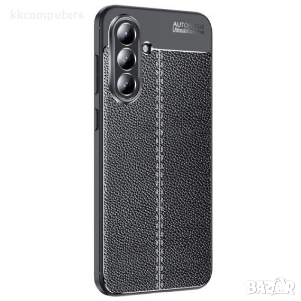 Samsung Galaxy A26 5G Удароустойчив Litchi Skin Калъф и Протектор, снимка 1