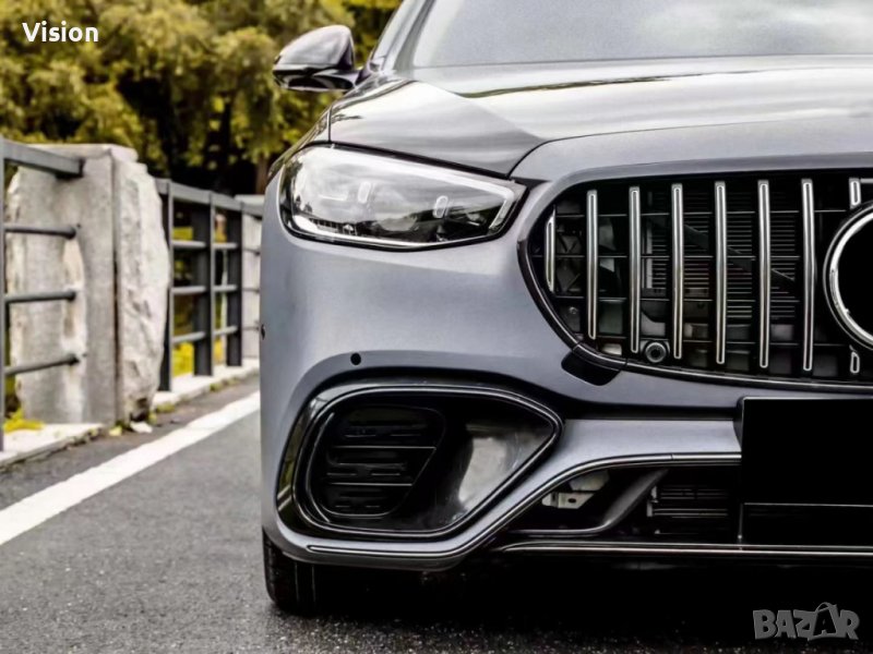 S63AMG W223 пакет Mercedes предна броня задна броня прагове дифузьор накрайници джанти , снимка 1