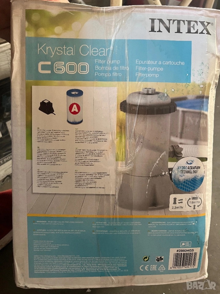 ФИЛТЪРНА ПОМПА ЗА БАСЕЙН INTEX C600, снимка 1