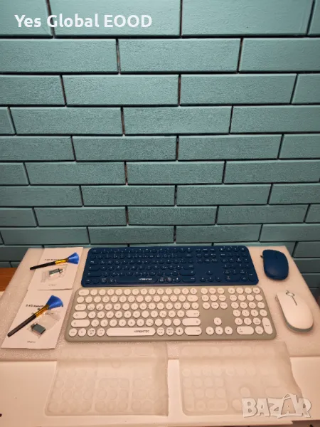 XTREMTEC Безжична клавиатура и мишка – пълен размер, QWERTZ DE, снимка 1
