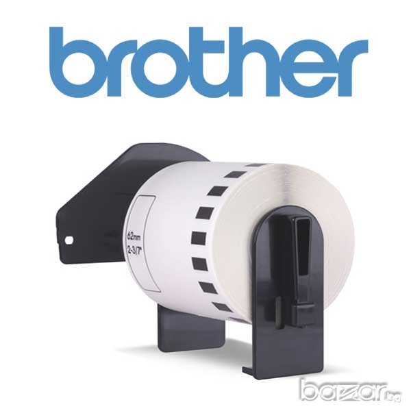 Етикети Brother DK-22205 лента 62ммХ30,48м, снимка 1