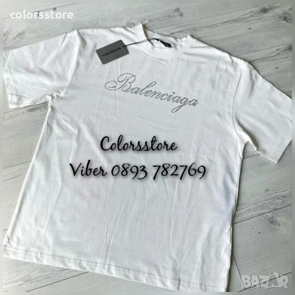 Мъжка бяла тениска Balenciaga/IM26, снимка 1