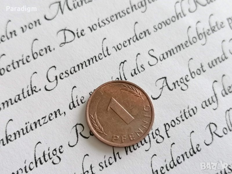 Монета - Германия - 1 пфениг | 1985г.; серия J, снимка 1