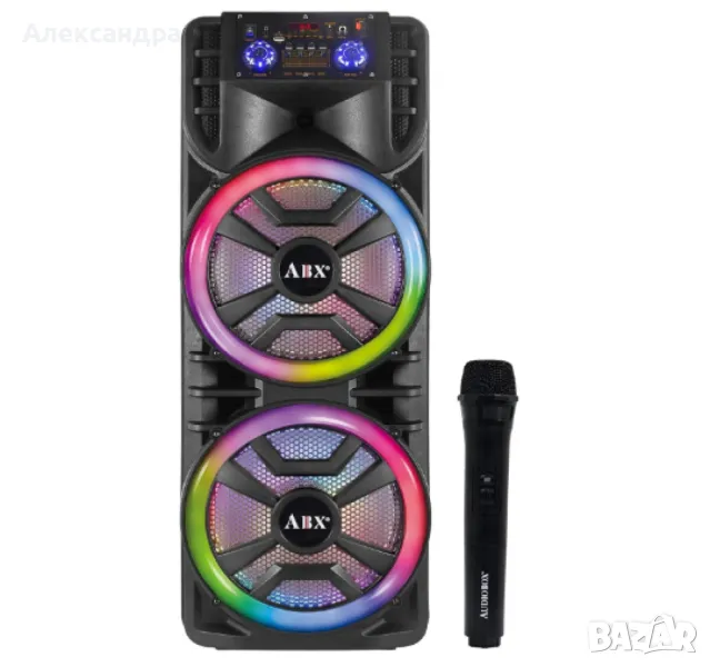 Караоке тонколона с два високоговорителя 2х12 инча XH-1689, снимка 1