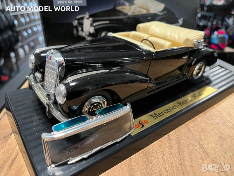 Mетална колекционерска количка моделMERCEDES BENZ 300S 1955г.1:18, снимка 1