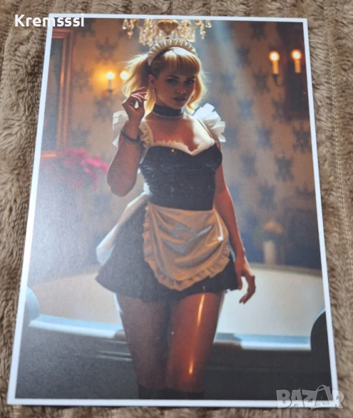 Еротична пощенска картичка/секси момиче, снимка 1