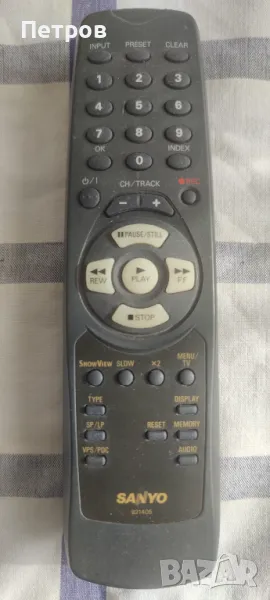 Дистанционно SANYO VHS , снимка 1
