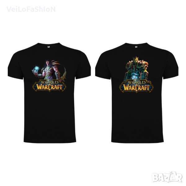 Нова детска тениска World of Warcraft в черен цвят, снимка 1