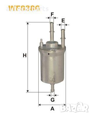 Горивен филтър WIX за Ауди, Сеат, Шкода и Фолксваген бензинови двигатели, снимка 1