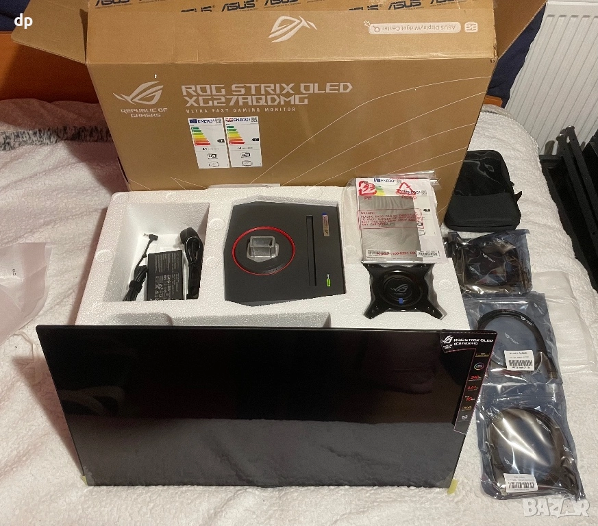Чисто нов 27 инчов Монитор ASUS ROG Strix OLED XG27AQDMG, снимка 1