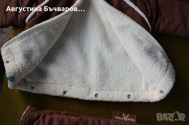 Мултифункционално бебешко чувалче WallaBoo (кафяво) 3в1, снимка 8 - Други - 51341798