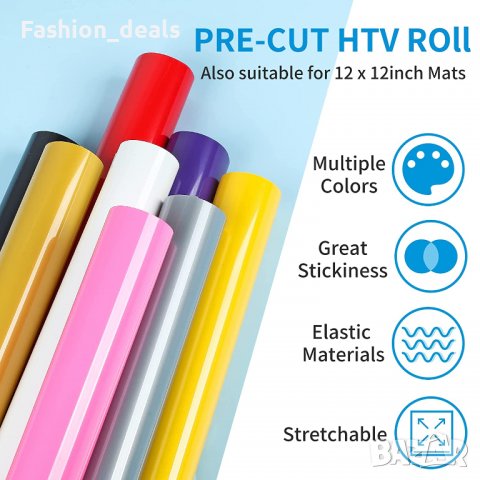 Нова ролка винил за пренос на топлина акликации дрехи текстил, снимка 3 - Други - 39752578