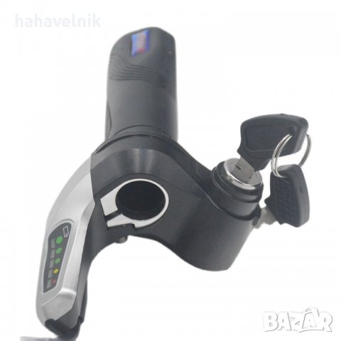  Ръчка за газ за скутер, масур, LED дисплей и ключ комплект , снимка 7 - Друга електроника - 39353332
