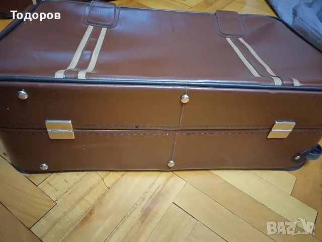 Три броя туристически куфара аристократичен ретро стил нови, снимка 11 - Куфари - 48276434