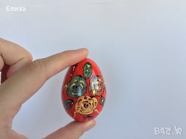 Великденско яйце, дървено №9 -  рози 2, снимка 9 - Декорация за дома - 38194448