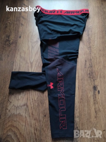 Under Armour HEATGEAR ARMOUR GRAPHIC LEGGING  - мъжки фитнес клин Л , снимка 5 - Спортни дрехи, екипи - 53304664