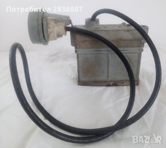 АКА Електрическа немска минна лампа, снимка 1 - Антикварни и старинни предмети - 35438250