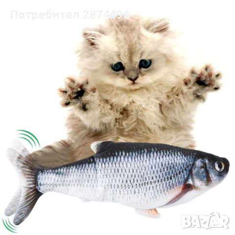 3118 Мърдаща се рибка за котки, снимка 5 - За котки - 36398683