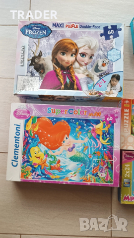 Пъзел Елза и Анна Малката русалка Мики Мини Маус Minnie Mickey Mous, снимка 10 - Игри и пъзели - 40010329