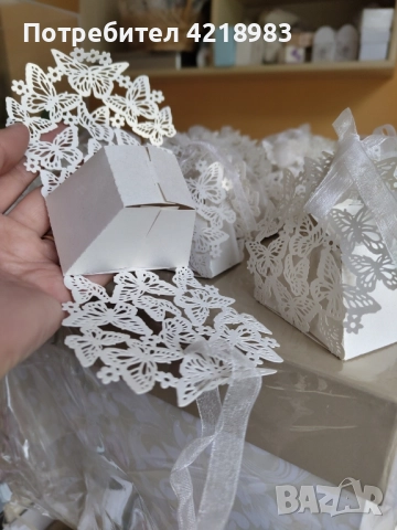 Кутийки за подаръче за гости ПЕПЕРУДИ, снимка 3 - Други - 51933578