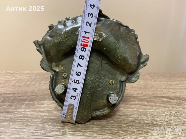 Винтидж алуминиев пепелник „Кучешка глава“, СССР, снимка 6 - Антикварни и старинни предмети - 52410401