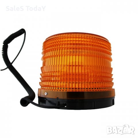 Сигнална лампа, блиц, маяк, 12-24V, 96 smd диода, 115мм, снимка 6 - Части - 38207007