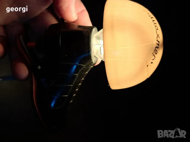 рядка съветска бакелитова мини лампа    3/2 , снимка 5 - Настолни лампи - 48887916