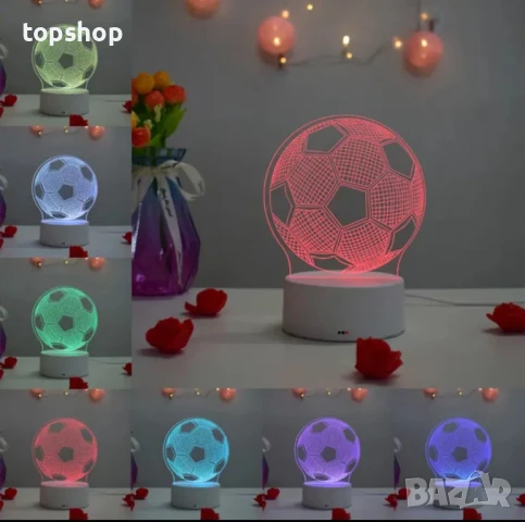 Тотална разпродажба на 3D лампи, различни видове, цена на брой, снимка 7 - Настолни лампи - 50552424