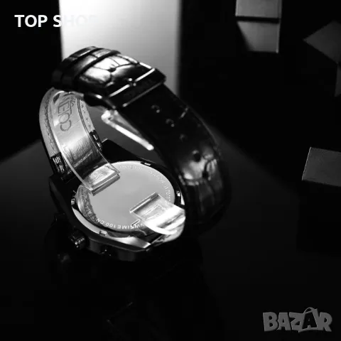TIME100 Мъжки кварцови часовници Многофункционални спортни ежедневни, снимка 6 - Мъжки - 48787463